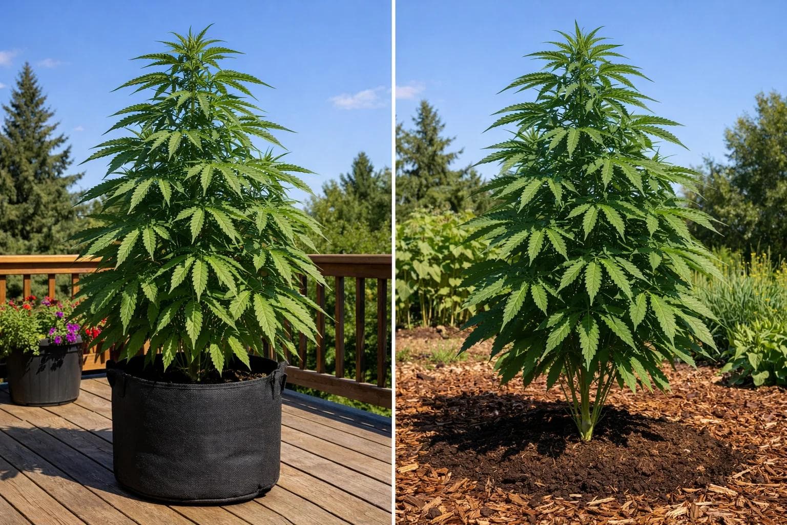 Pots vs In-Ground for Outdoor Cannabis in Canada