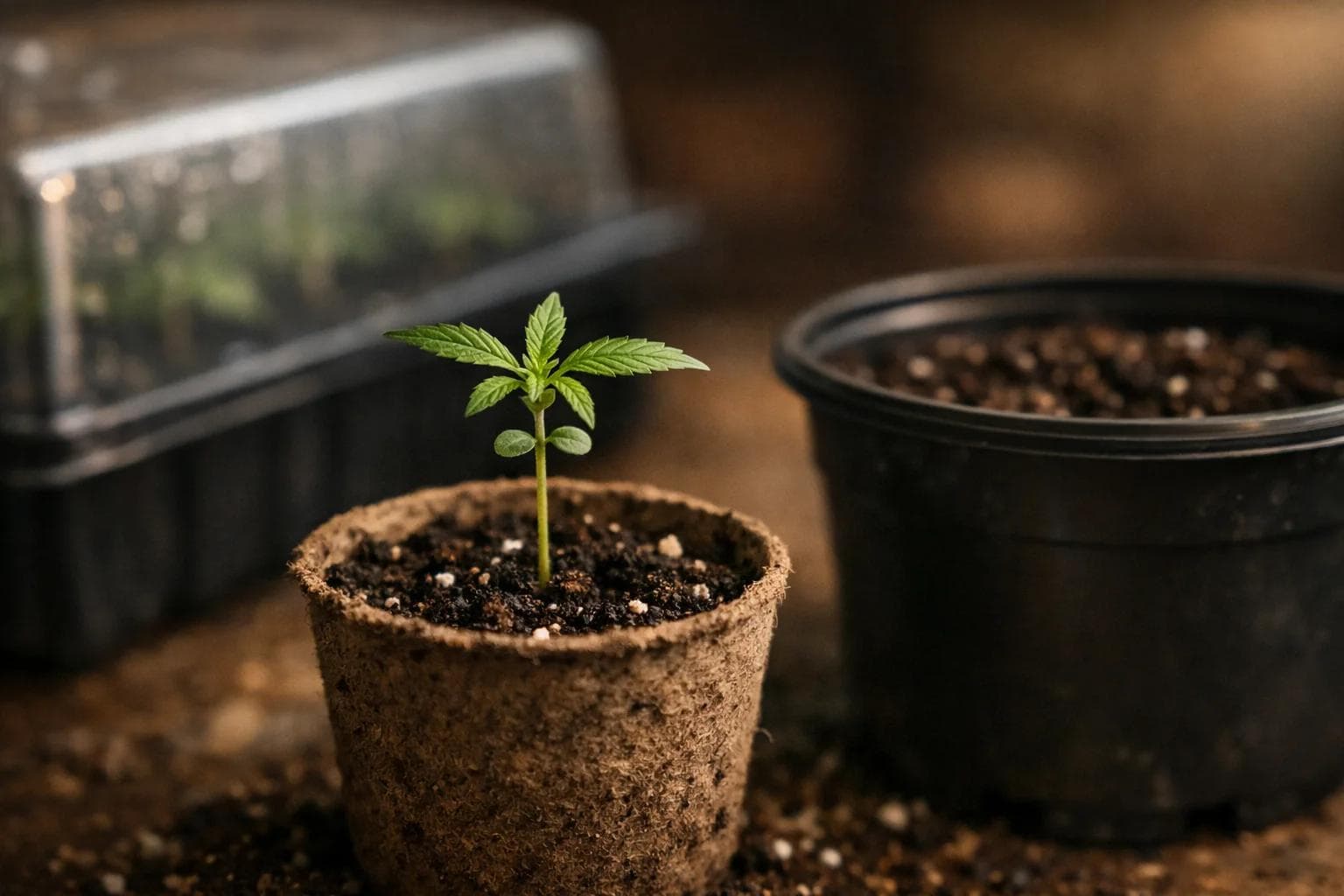 Transplanting Cannabis Seedlings — When & How to Do It Right