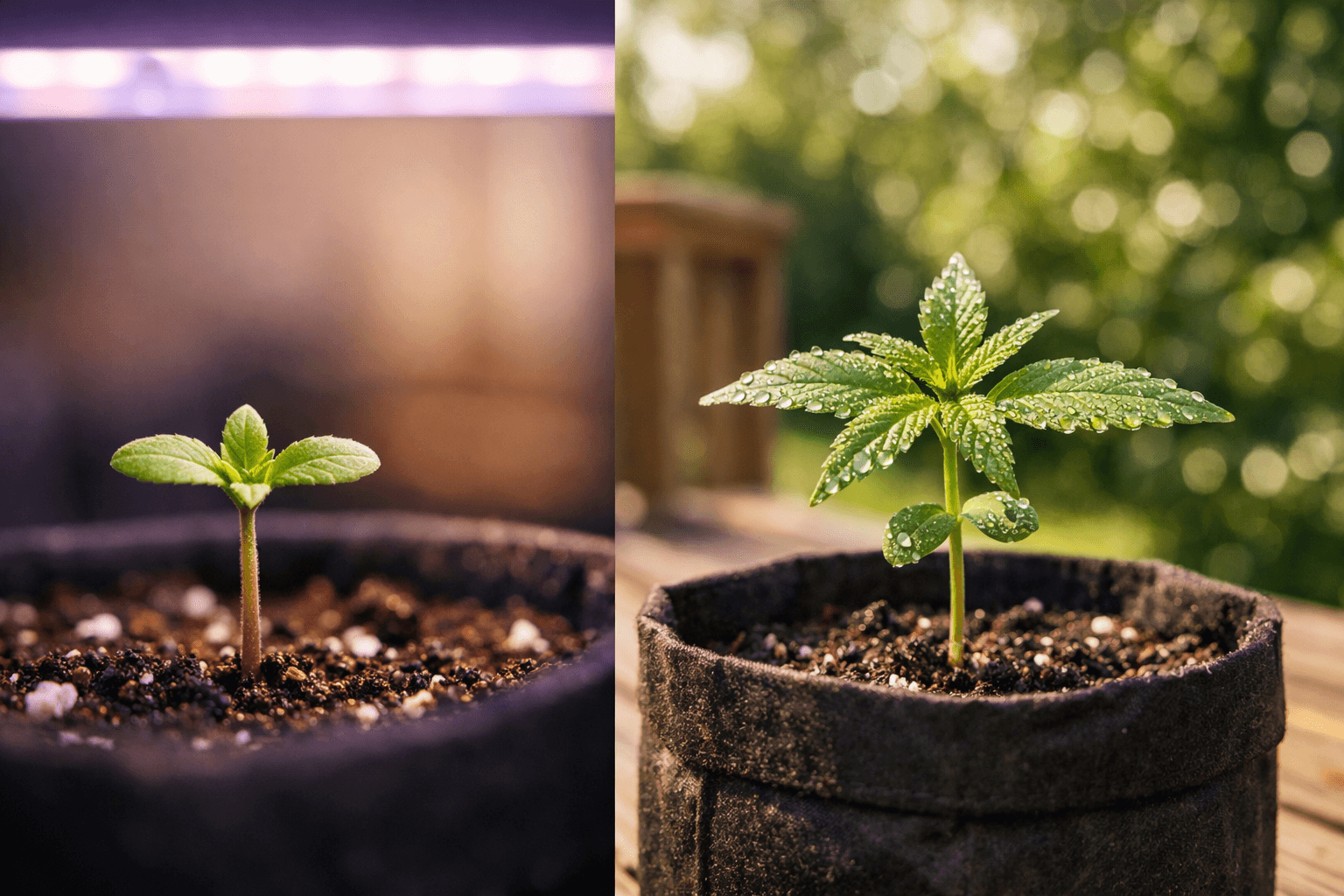 Starting Cannabis Indoors Before Moving Outside in Canada