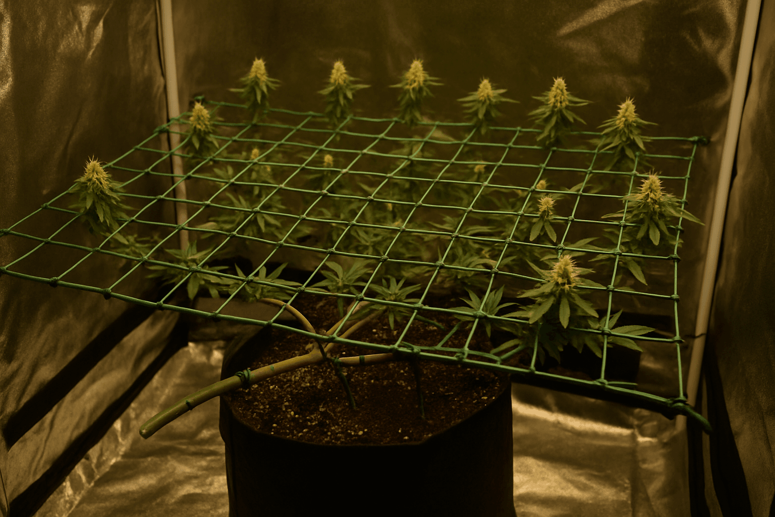 Cannabis Training Techniques: LST, Topping, SCROG & More