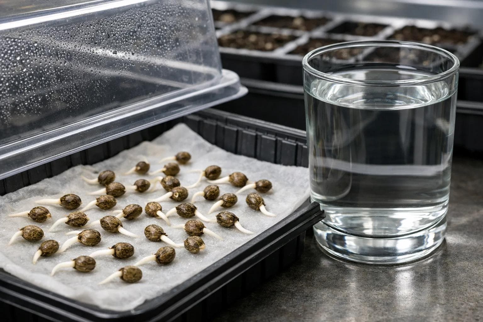 Qualité de l'eau et pH pour la germination des graines de cannabis